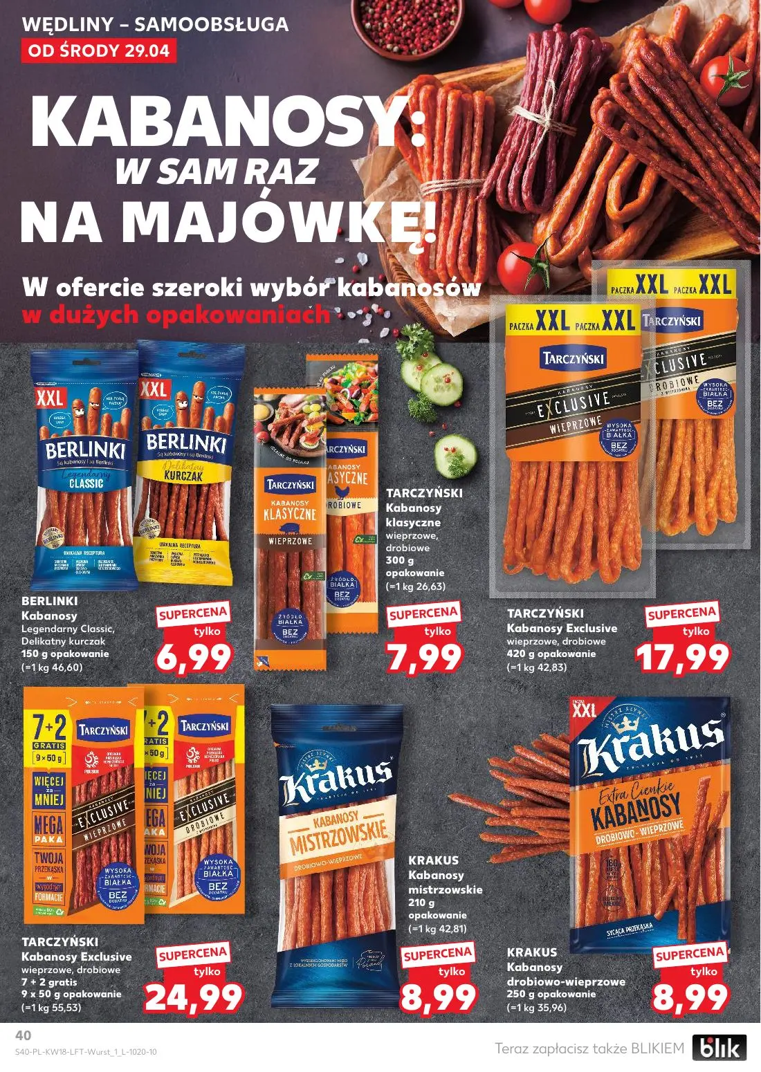 gazetka promocyjna Kaufland Xtra Majówka - Strona 40