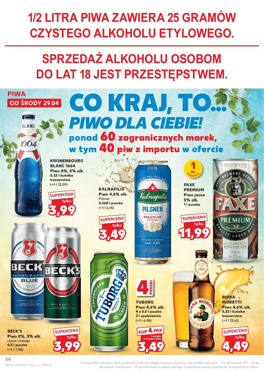 gazetka promocyjna Kaufland Xtra Majówka - Strona 54
