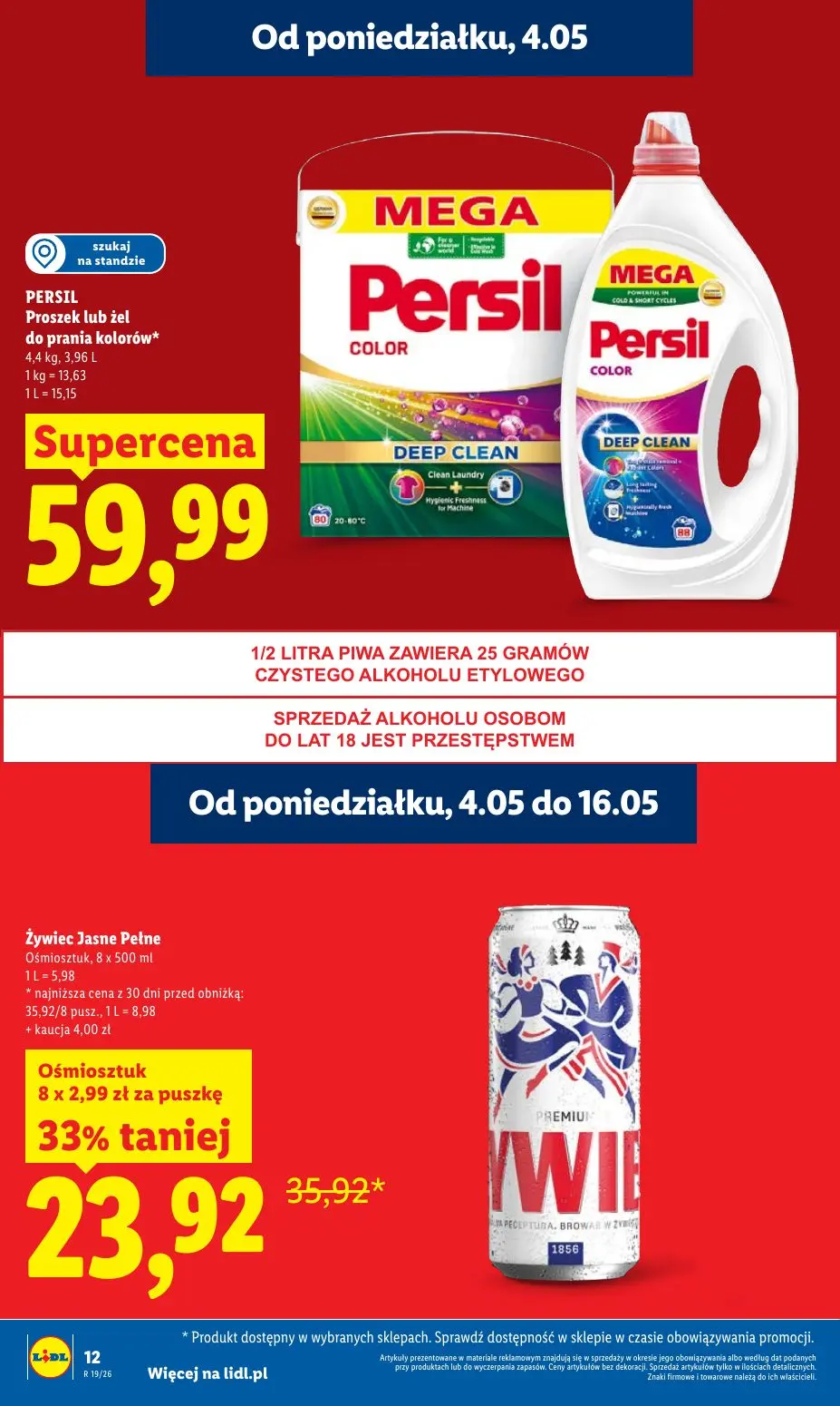gazetka promocyjna LIDL Od poniedziałku - Strona 12