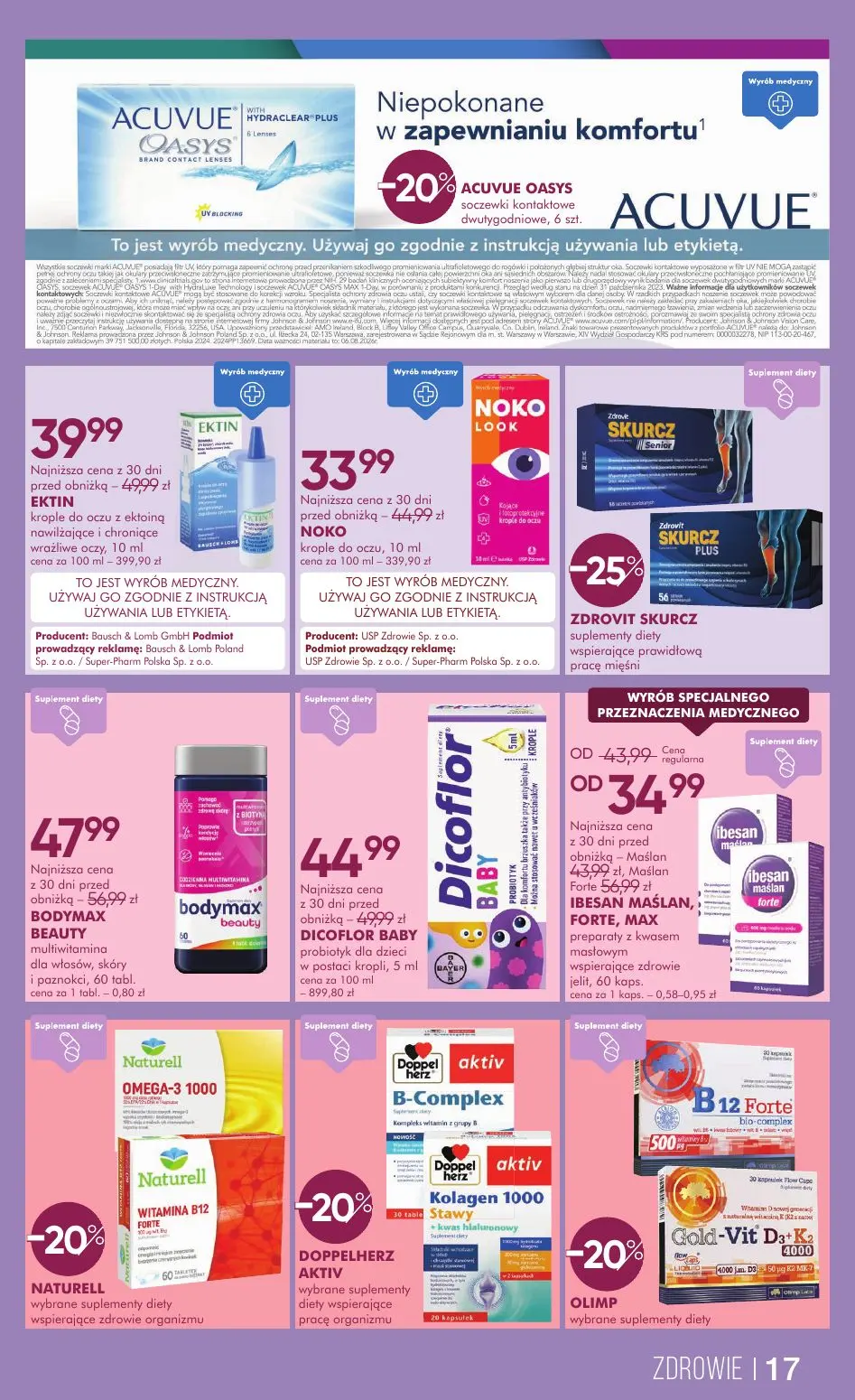 gazetka promocyjna SUPER-PHARM Dla niej, dla niego - Strona 17
