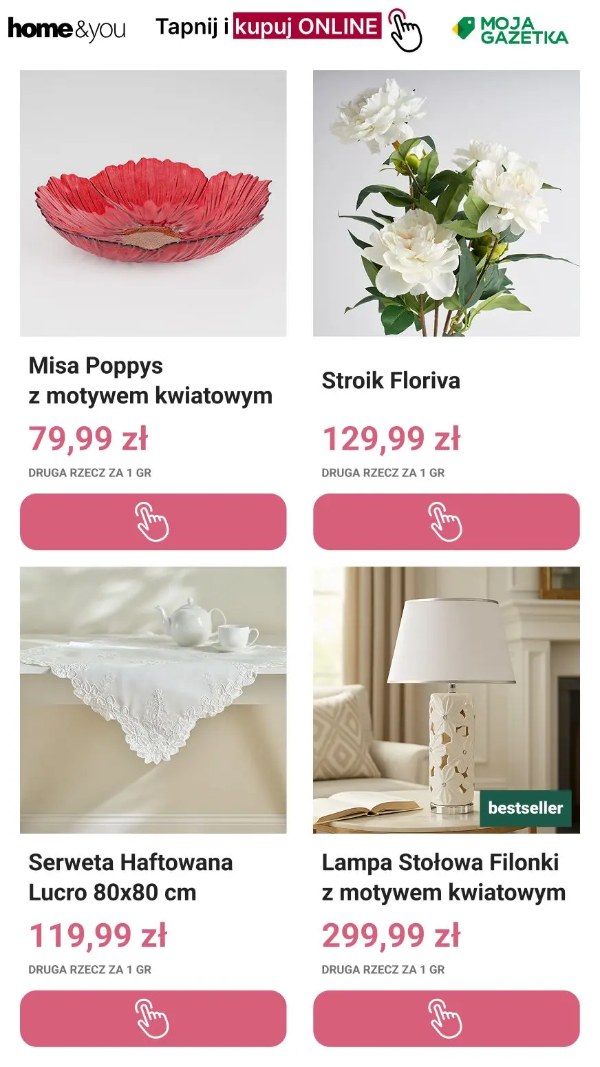 gazetka promocyjna home&you Druga rzecz 1 gr | Tylko online - Strona 4