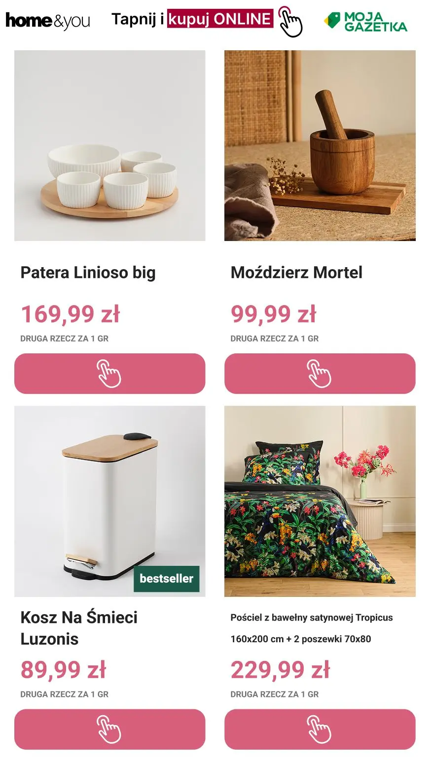 gazetka promocyjna home&you Druga rzecz 1 gr | Tylko online - Strona 7