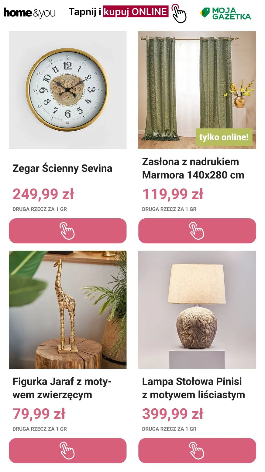 gazetka promocyjna home&you Druga rzecz 1 gr | Tylko online - Strona 8