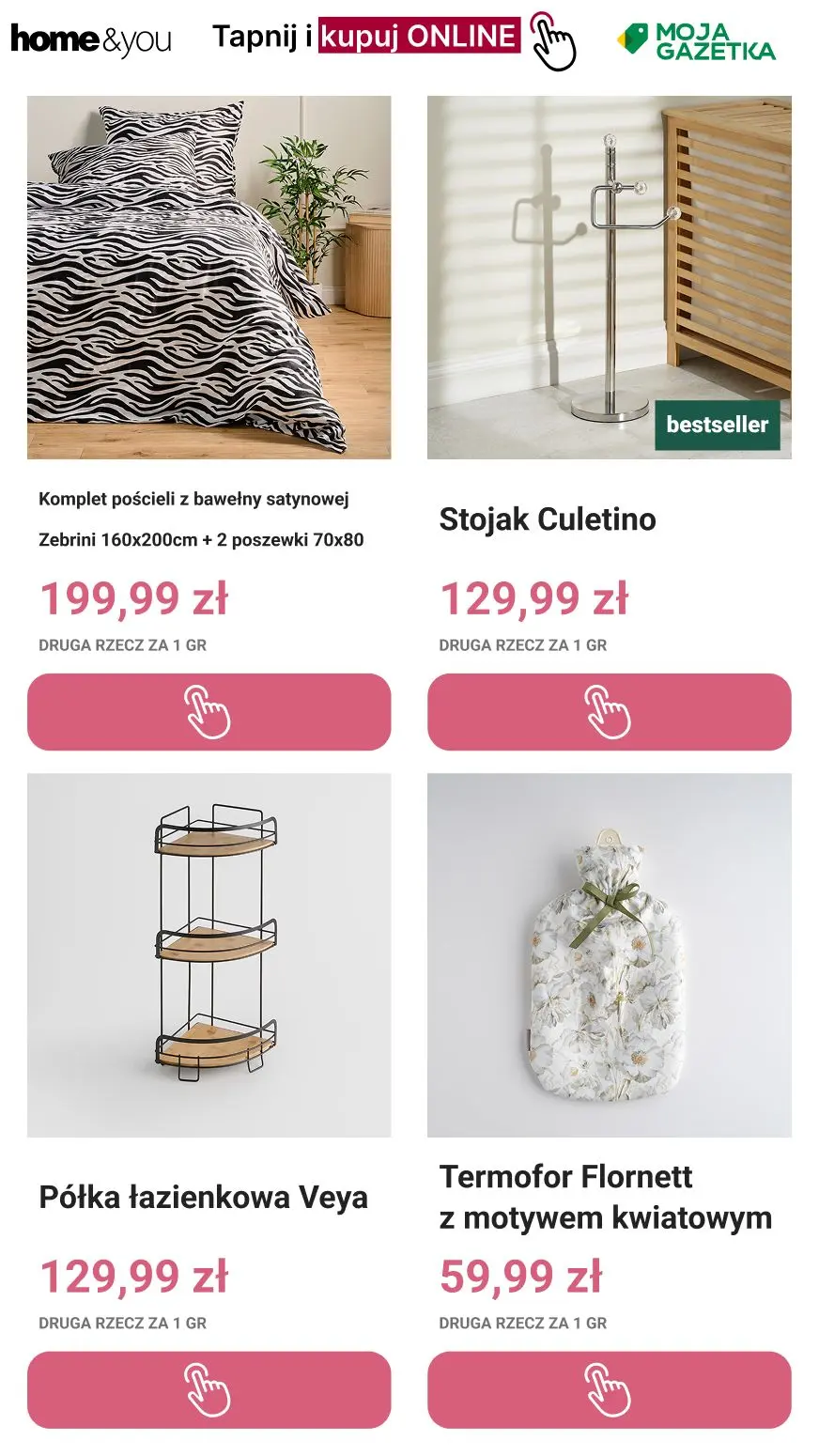 gazetka promocyjna home&you Druga rzecz 1 gr | Tylko online - Strona 9
