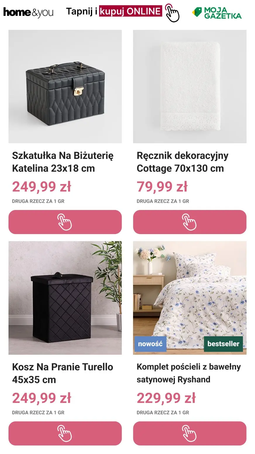 gazetka promocyjna home&you Druga rzecz 1 gr | Tylko online - Strona 10