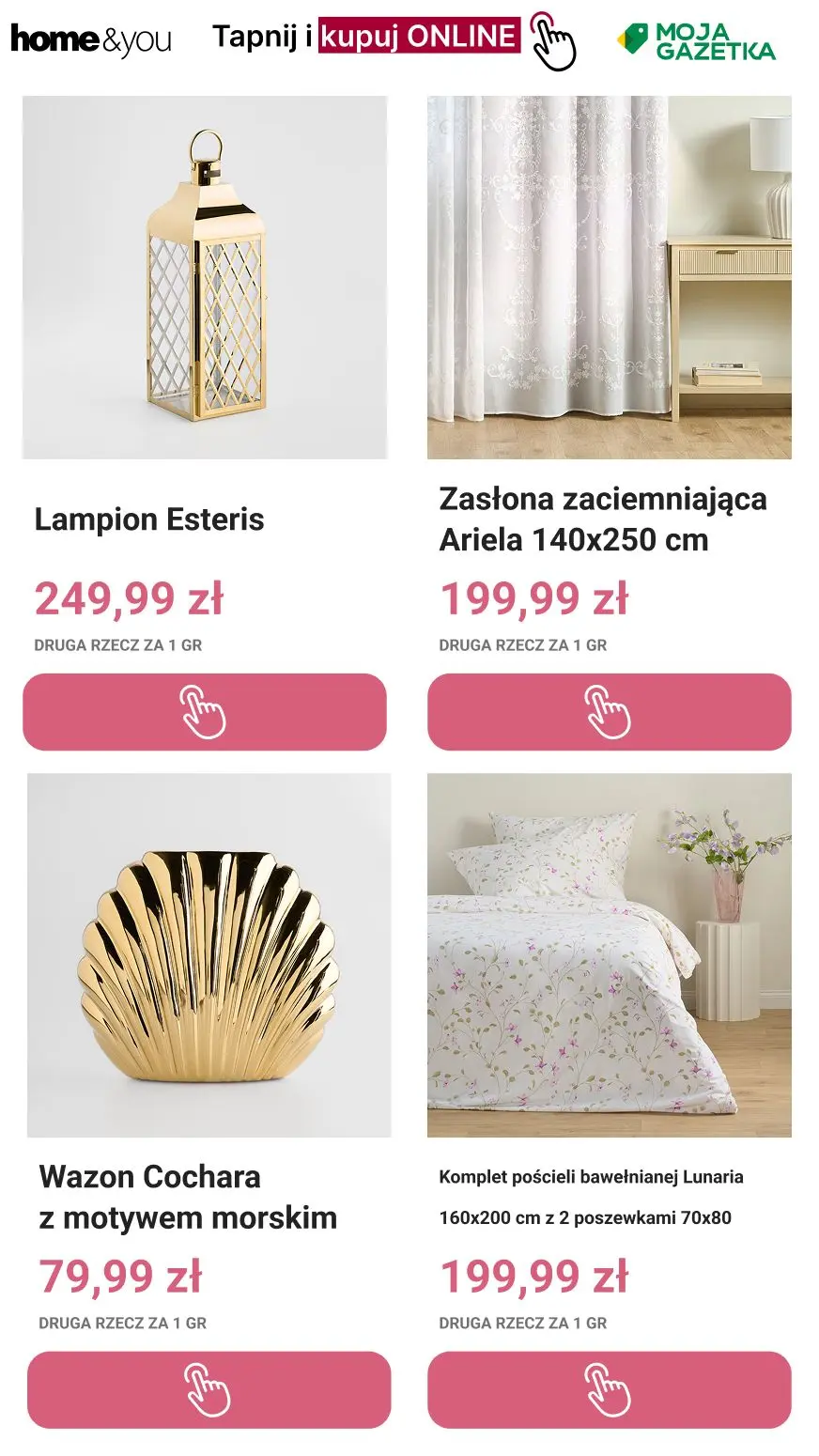 gazetka promocyjna home&you Druga rzecz 1 gr | Tylko online - Strona 11