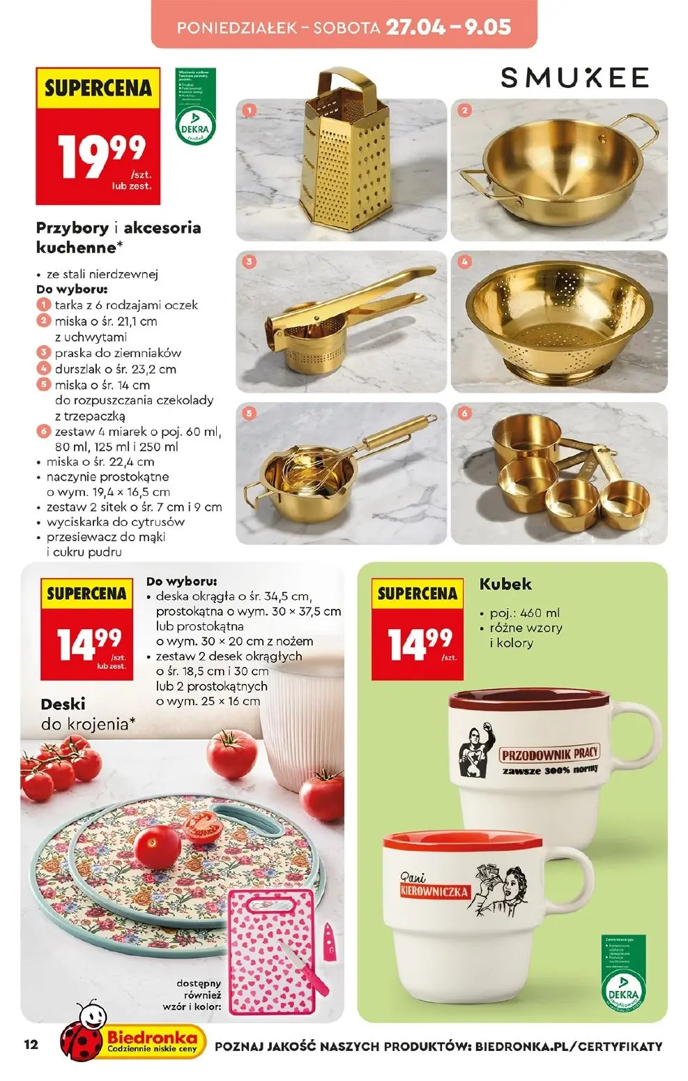 gazetka promocyjna Biedronka Hity i inspiracje biedronki - Strona 12