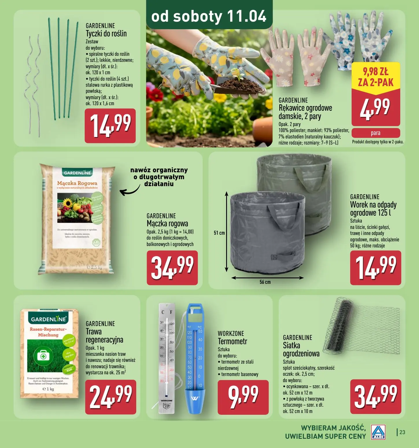 gazetka promocyjna ALDI Katalog OGRÓD - Strona 23