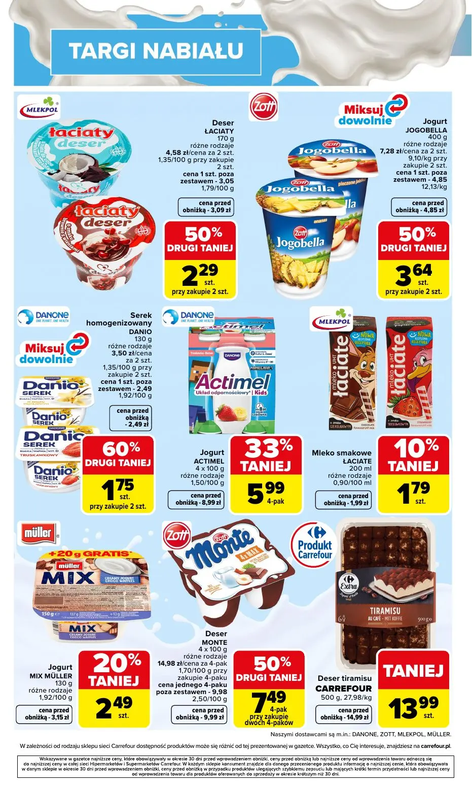 gazetka promocyjna Carrefour Market Targi nabiału - Strona 4