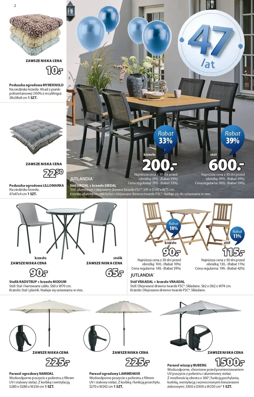 gazetka promocyjna JYSK Świętujemy urodziny - Strona 2