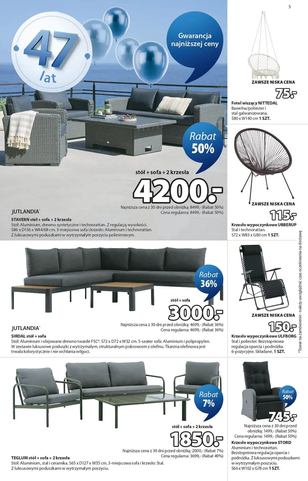 gazetka promocyjna JYSK Świętujemy urodziny - Strona 5