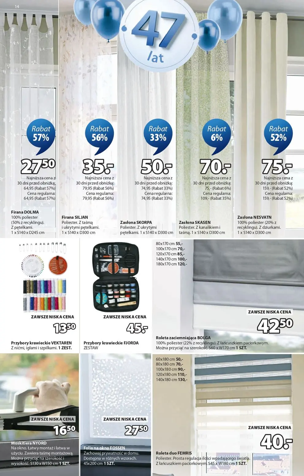 gazetka promocyjna JYSK Świętujemy urodziny - Strona 14