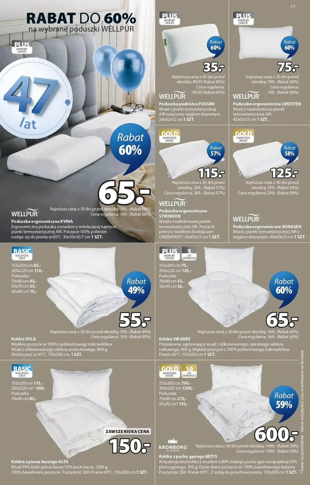 gazetka promocyjna JYSK Świętujemy urodziny - Strona 17