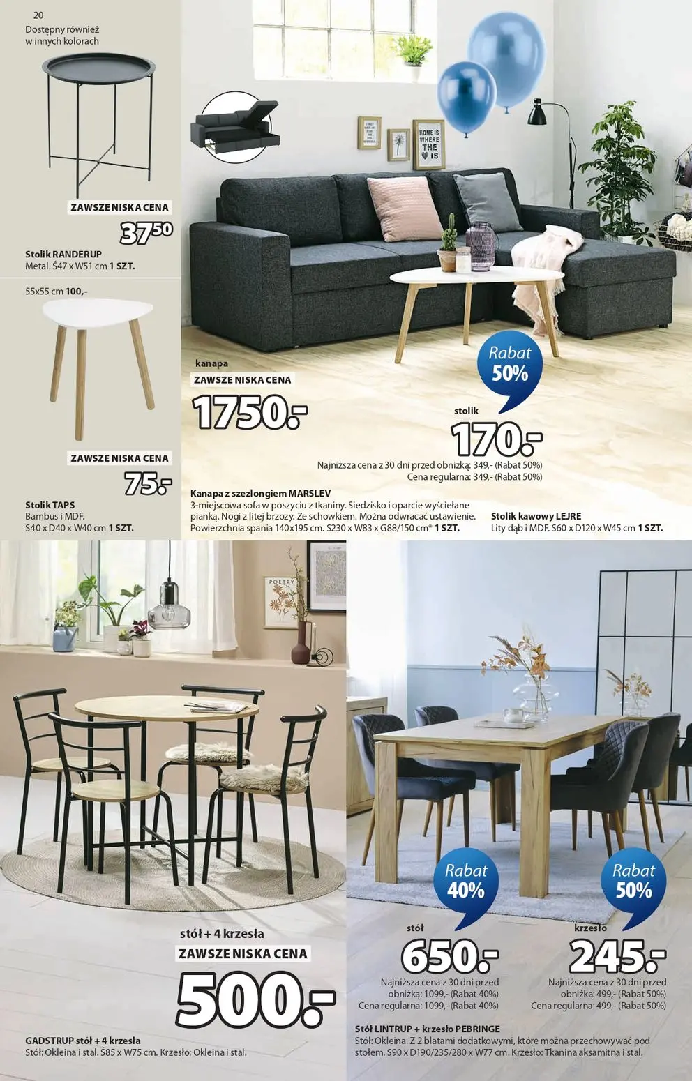 gazetka promocyjna JYSK Świętujemy urodziny - Strona 20