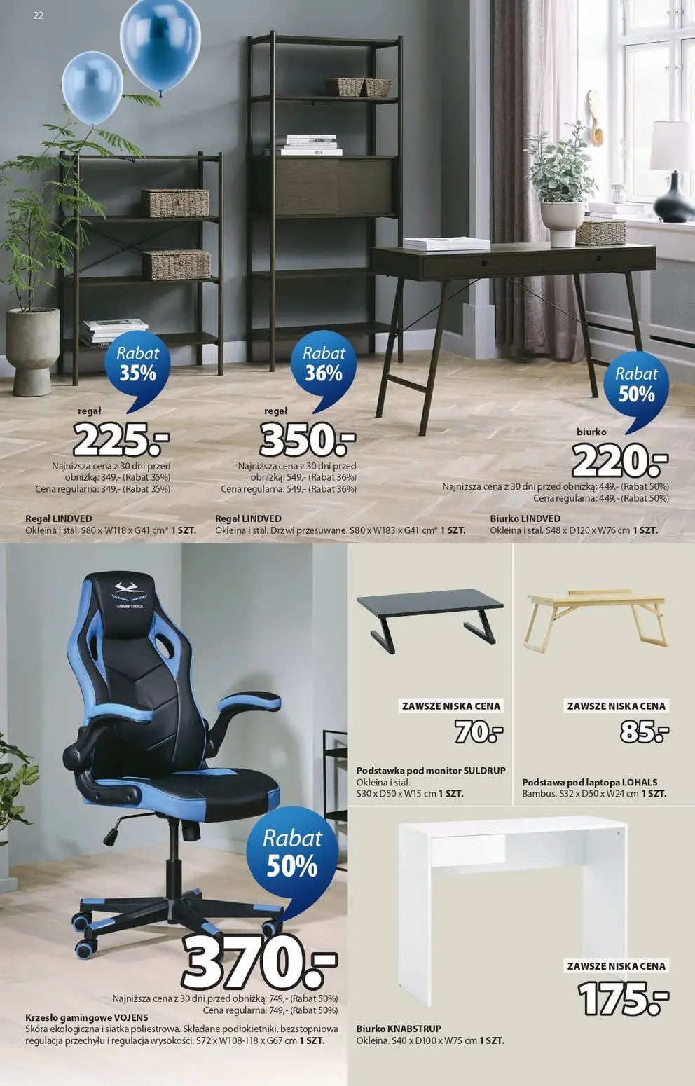 gazetka promocyjna JYSK Świętujemy urodziny - Strona 22