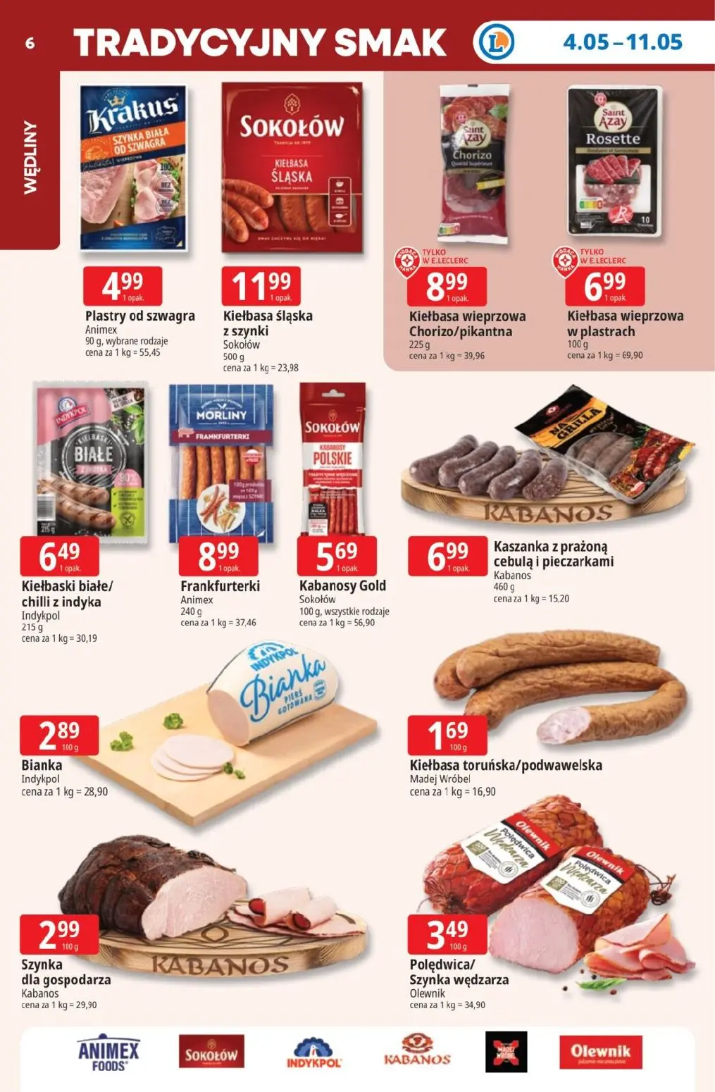 gazetka promocyjna E.Leclerc Tanio to tu - Strona 6