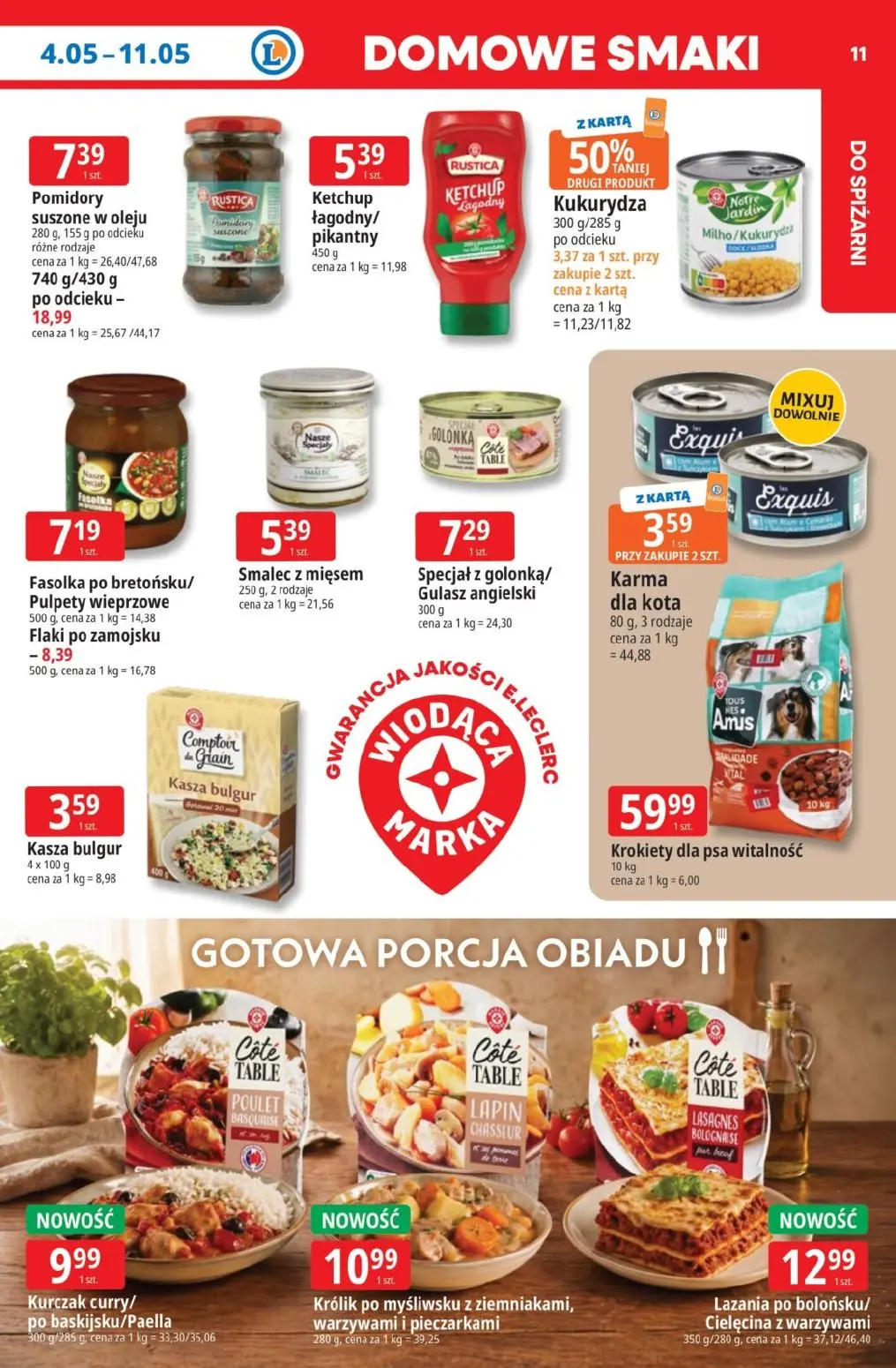 gazetka promocyjna E.Leclerc Tanio to tu - Strona 11