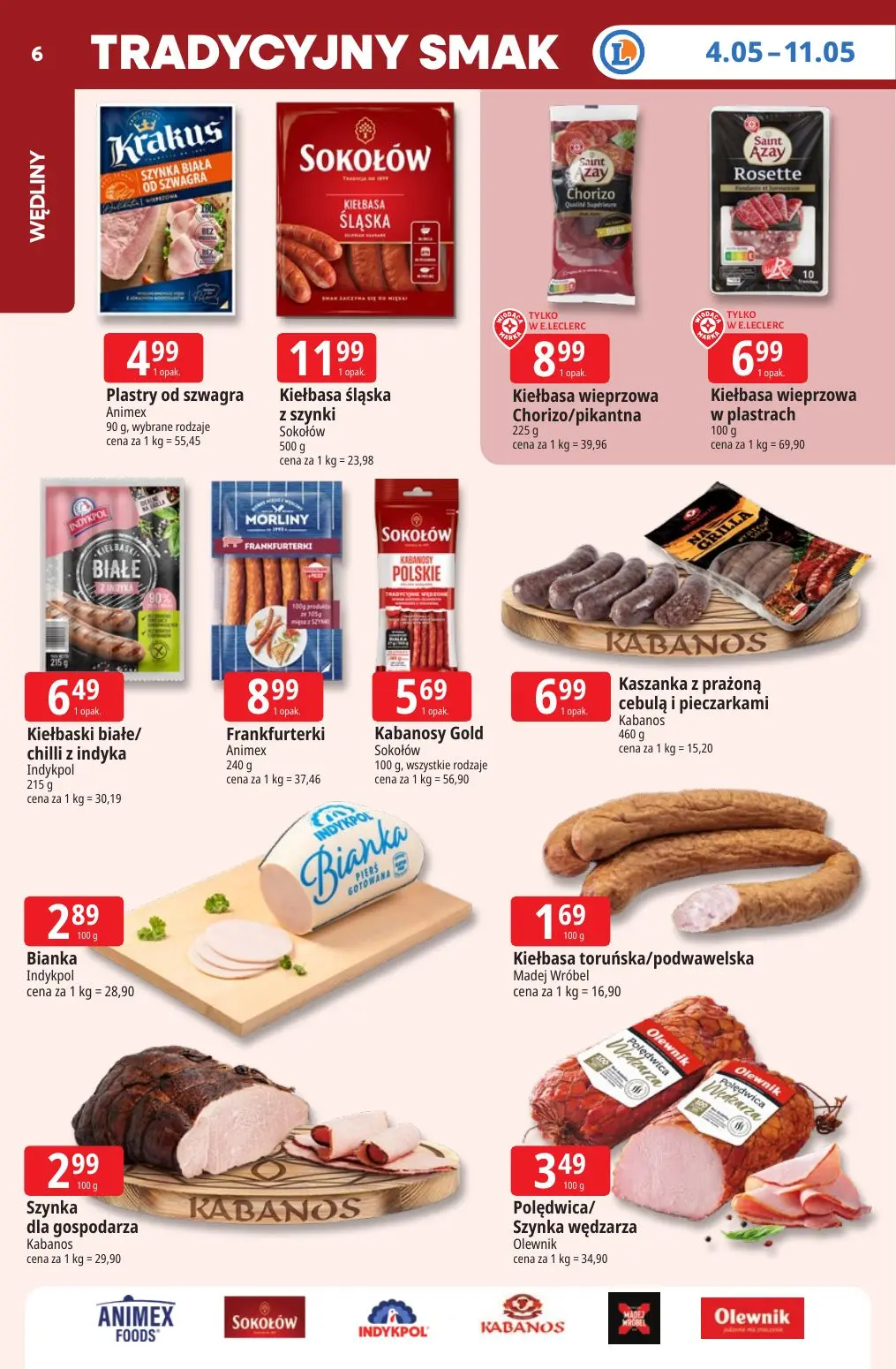 gazetka promocyjna E.Leclerc Tanio to tu - Strona 6
