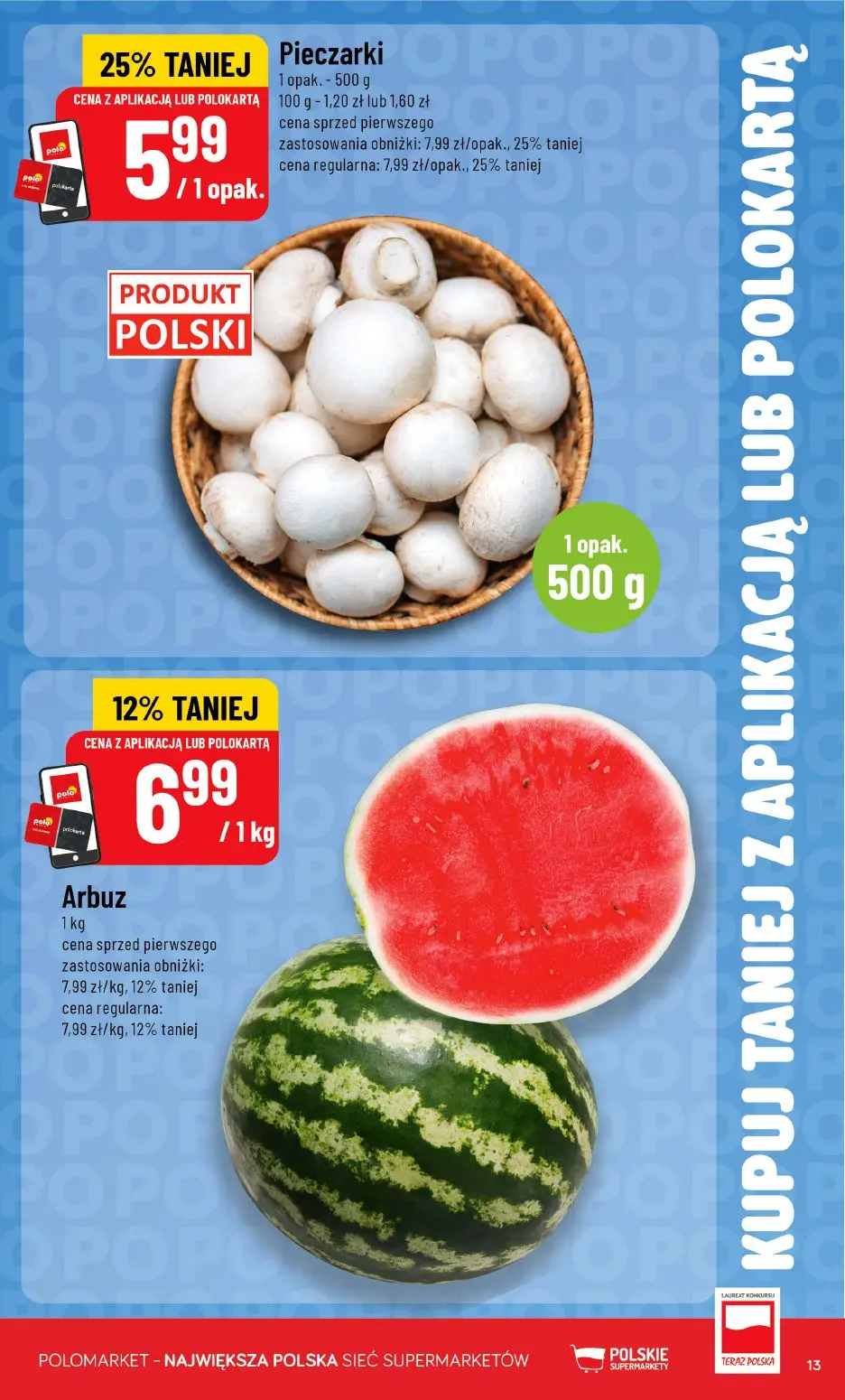 gazetka promocyjna POLOmarket TANIEJ z apką - Strona 13