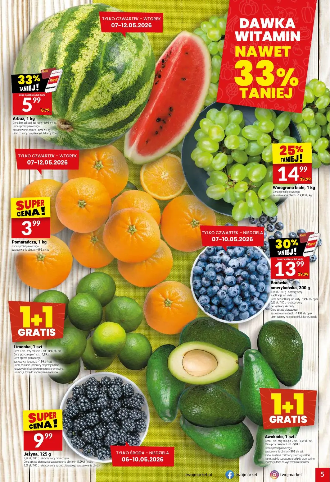 gazetka promocyjna Twój Market Włącz promocje - Strona 5