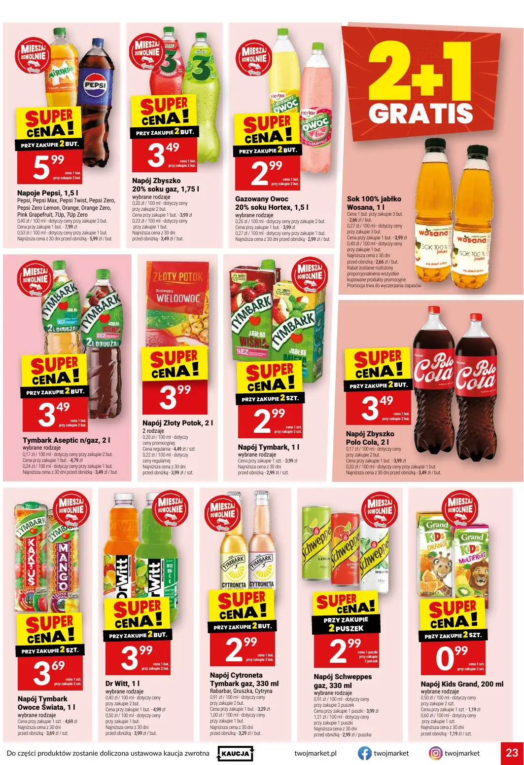 gazetka promocyjna Twój Market Włącz promocje - Strona 23