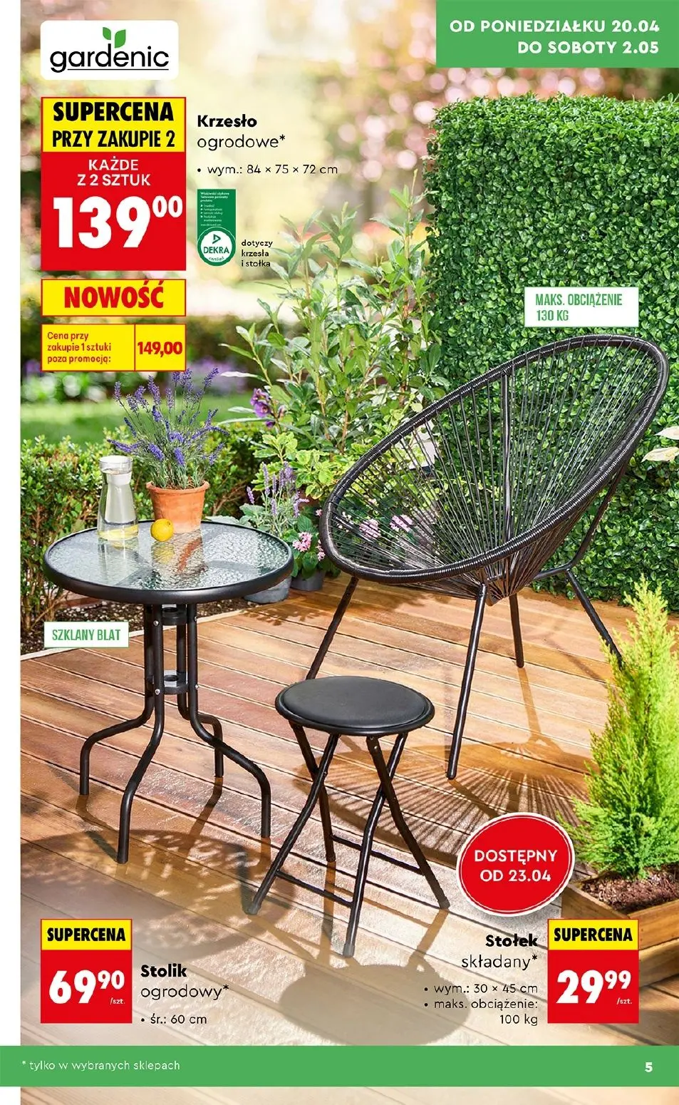 gazetka promocyjna Biedronka Hity i inspiracje do ogrodu - Strona 5