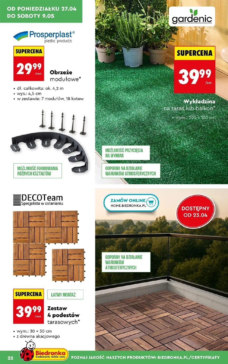 gazetka promocyjna Biedronka Hity i inspiracje do ogrodu - Strona 22