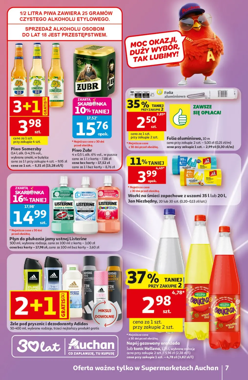 gazetka promocyjna Auchan Supermarket Hity cenowe - Strona 7