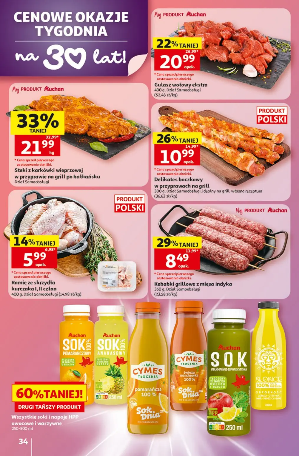 gazetka promocyjna Auchan Hity cenowe - Strona 34