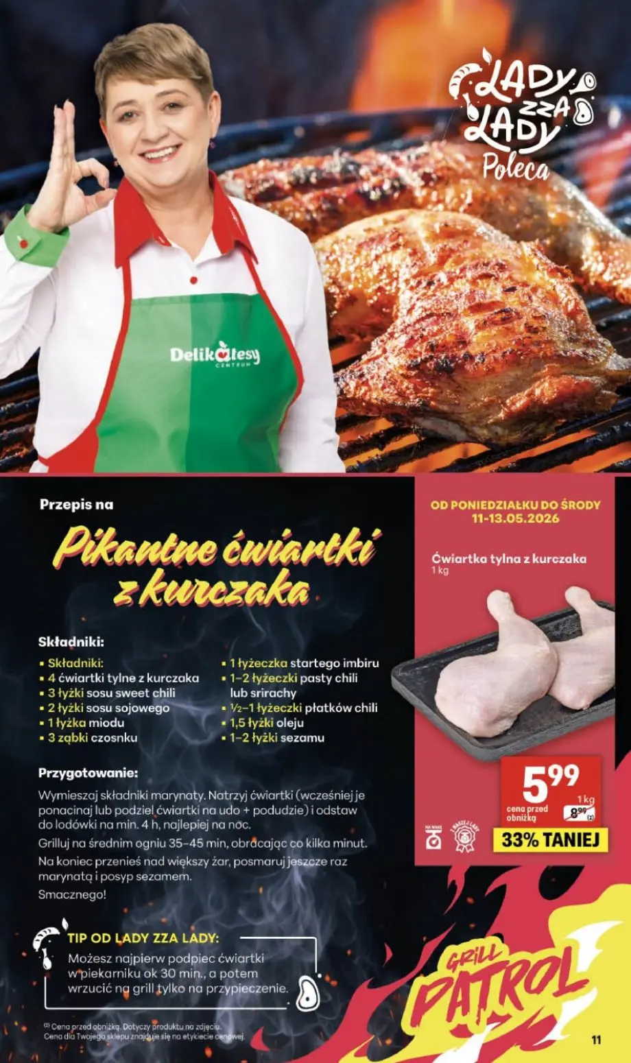 gazetka promocyjna Delikatesy Centrum Superoferta grillowa - Strona 11