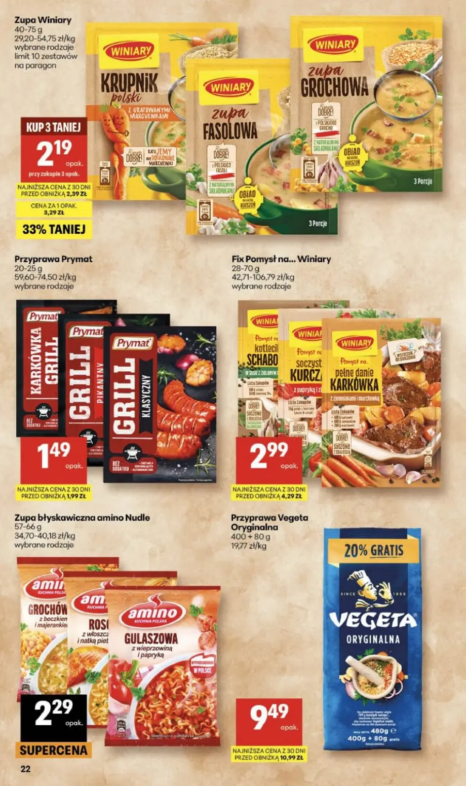 gazetka promocyjna Delikatesy Centrum Superoferta grillowa - Strona 22