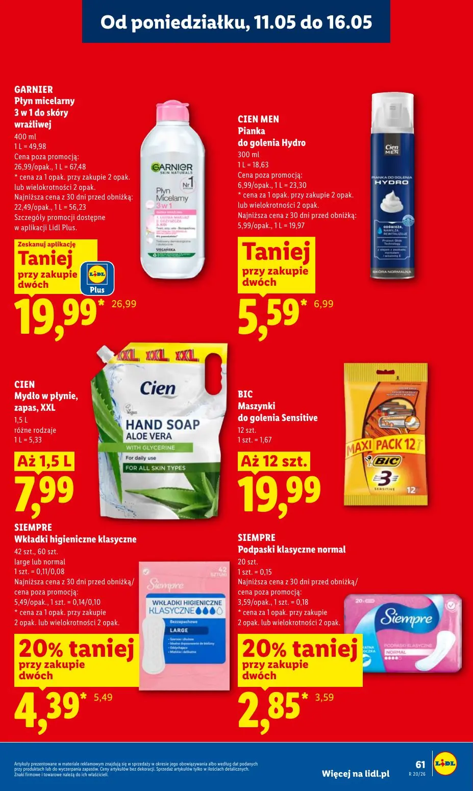 gazetka promocyjna LIDL Od poniedziałku - Strona 61