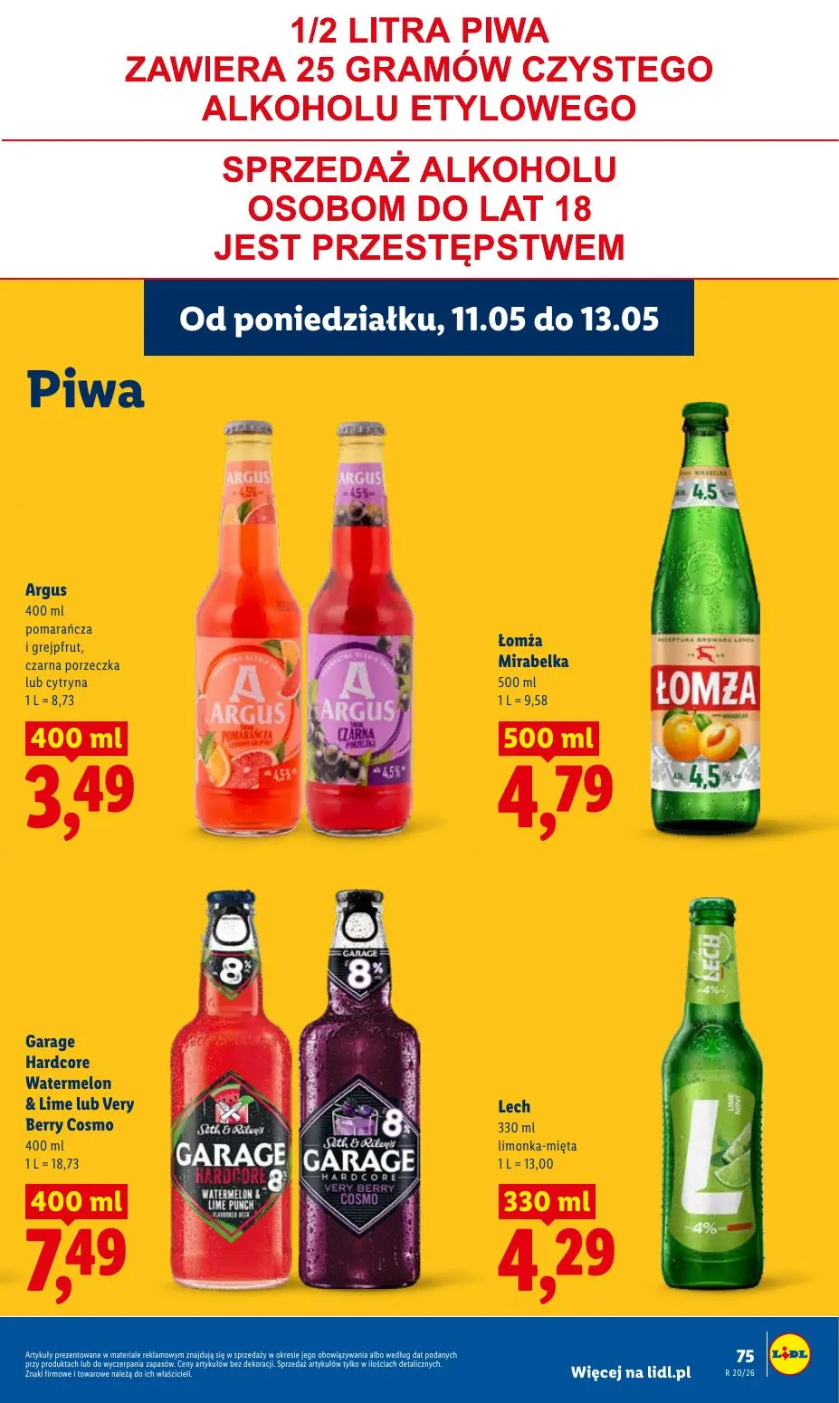 gazetka promocyjna LIDL Od poniedziałku - Strona 75