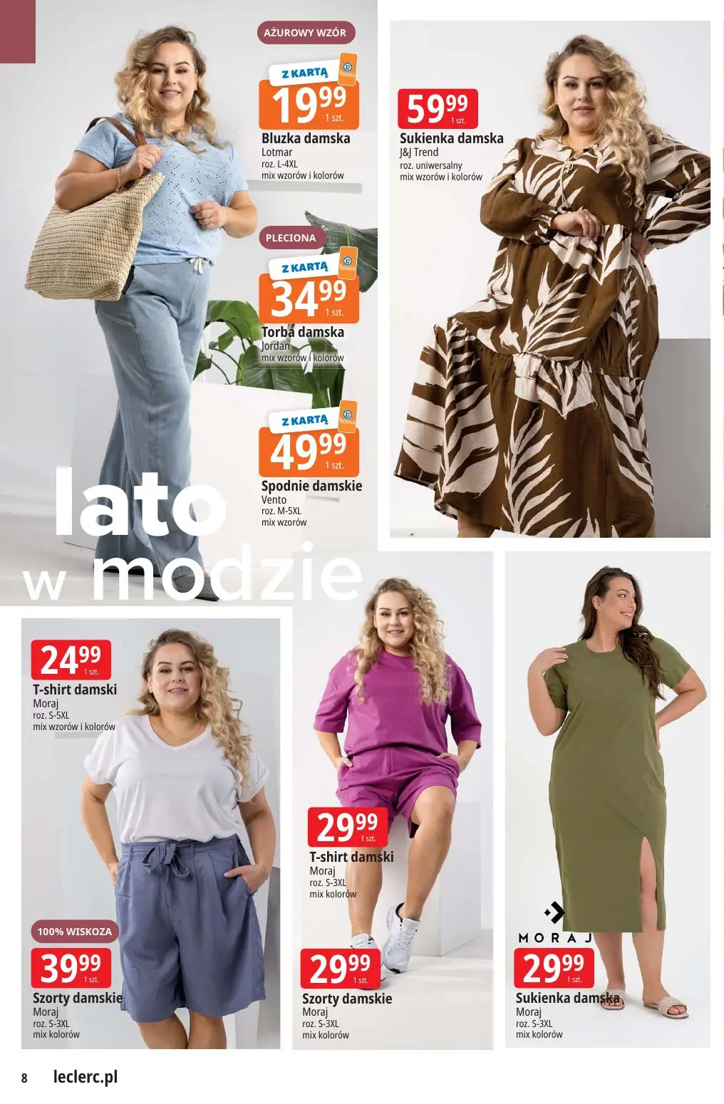 gazetka promocyjna E.Leclerc Lato w modzie - oferta rozszerzona - Strona 8
