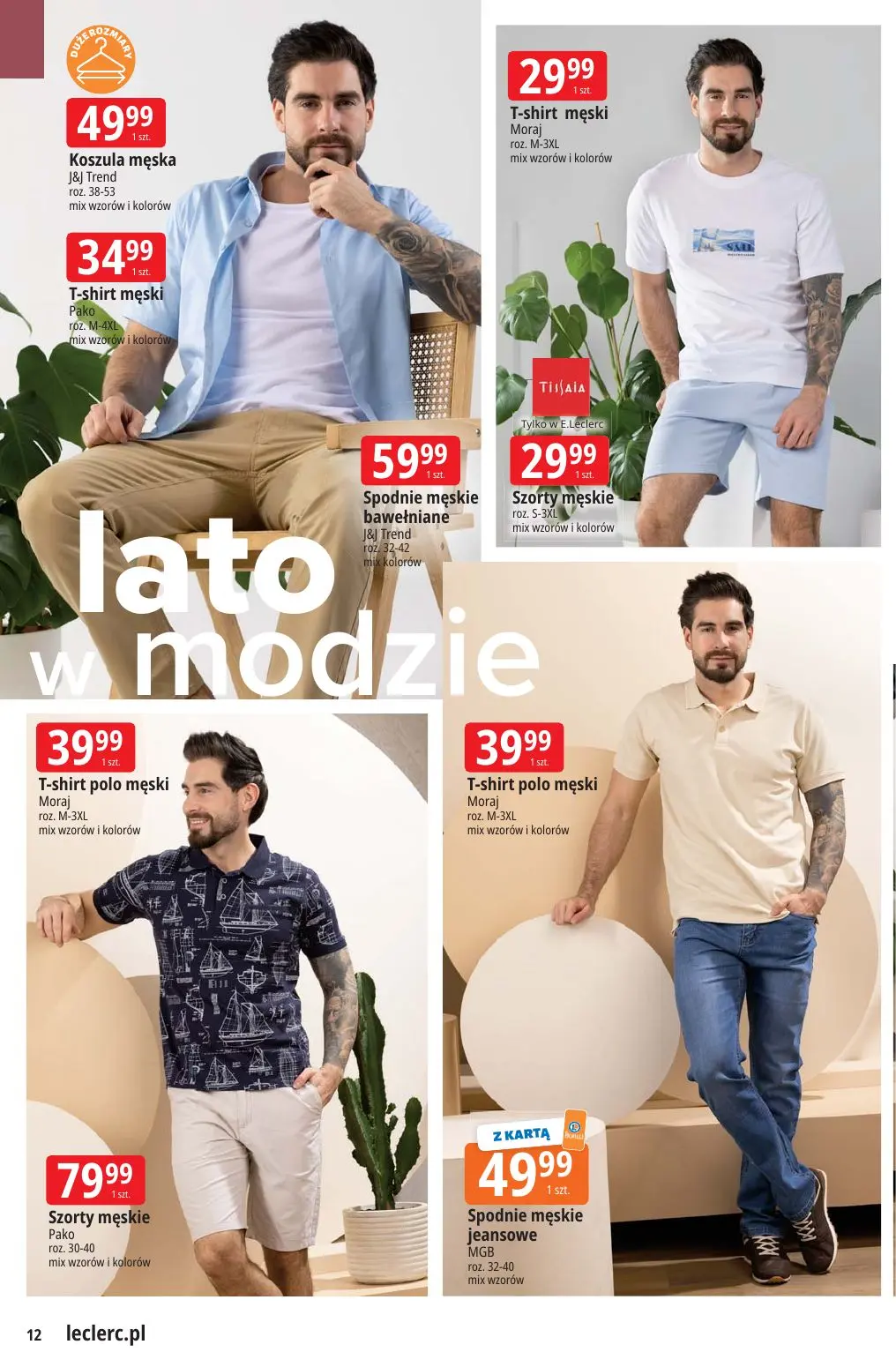 gazetka promocyjna E.Leclerc Lato w modzie - oferta rozszerzona - Strona 12