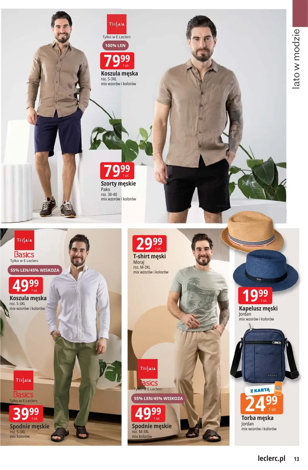 gazetka promocyjna E.Leclerc Lato w modzie - oferta rozszerzona - Strona 13