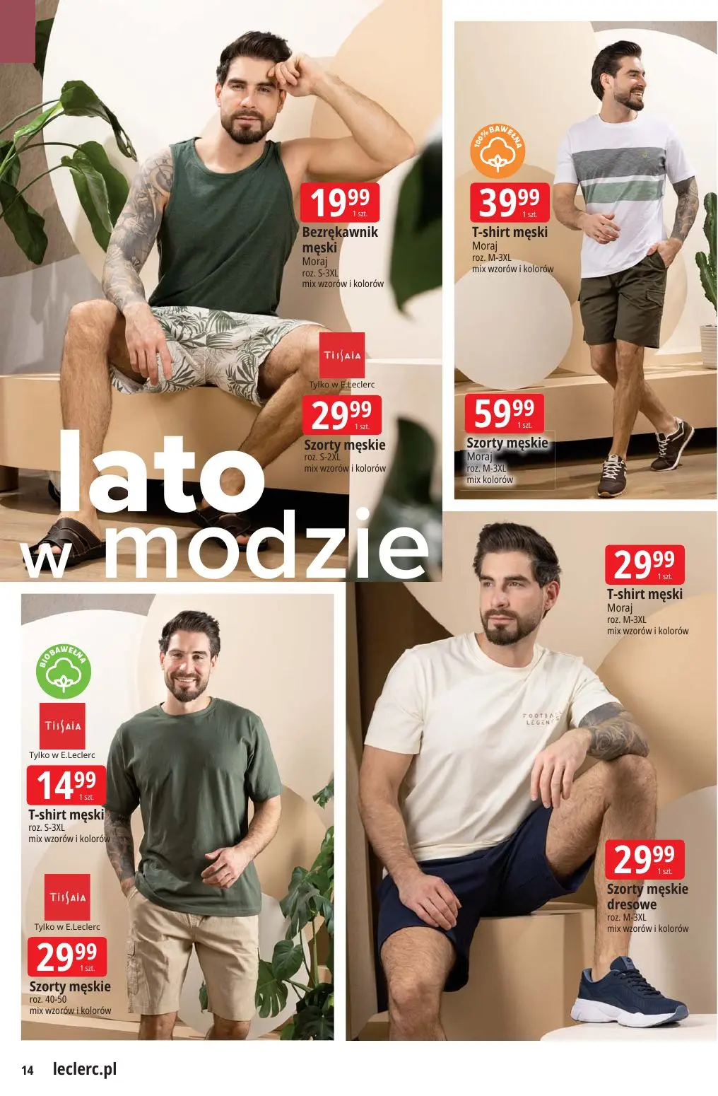 gazetka promocyjna E.Leclerc Lato w modzie - oferta rozszerzona - Strona 14