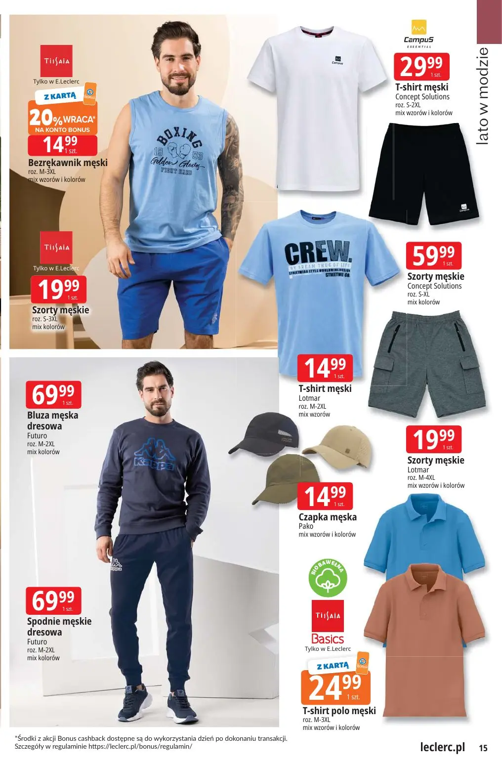 gazetka promocyjna E.Leclerc Lato w modzie - oferta rozszerzona - Strona 15
