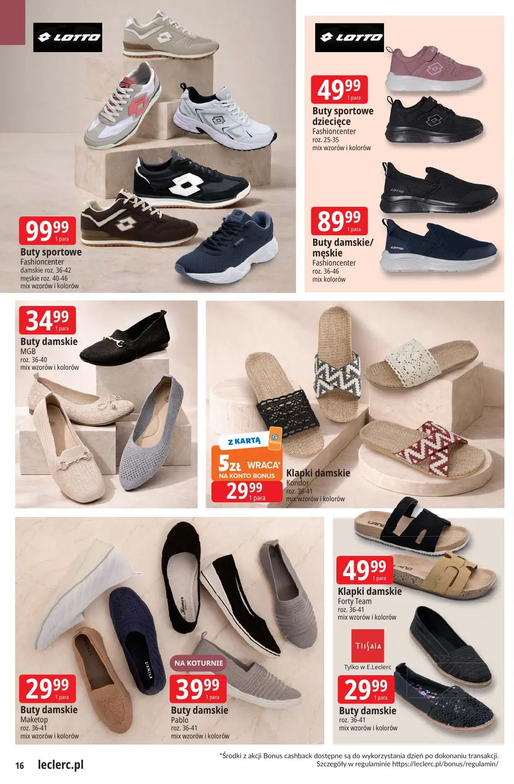 gazetka promocyjna E.Leclerc Lato w modzie - oferta rozszerzona - Strona 16