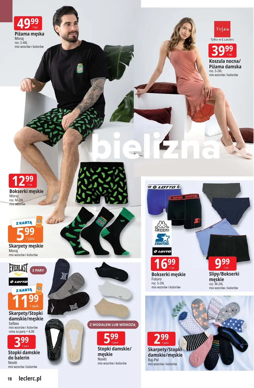 gazetka promocyjna E.Leclerc Lato w modzie - oferta rozszerzona - Strona 18
