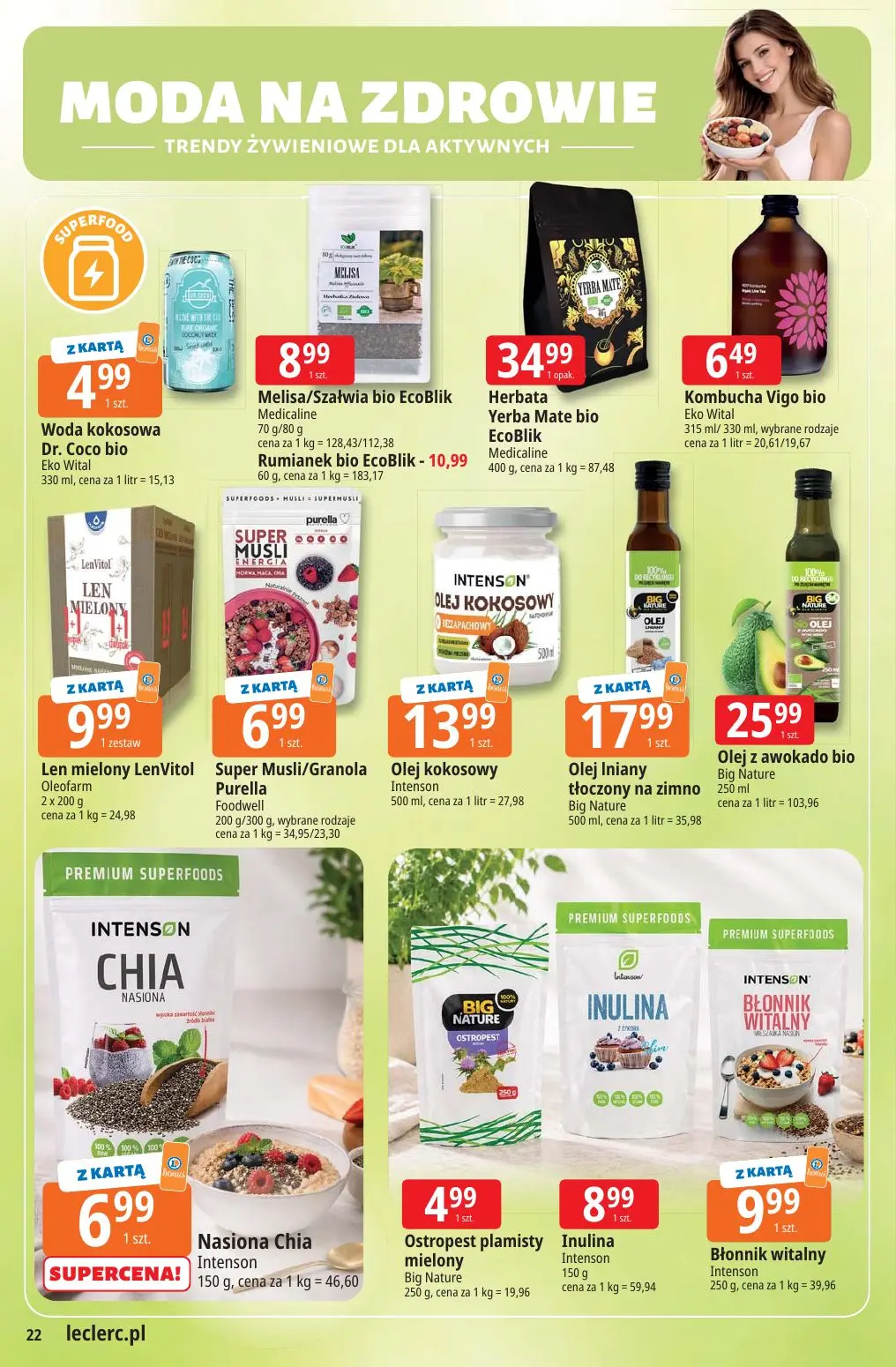gazetka promocyjna E.Leclerc Lato w modzie - oferta rozszerzona - Strona 22