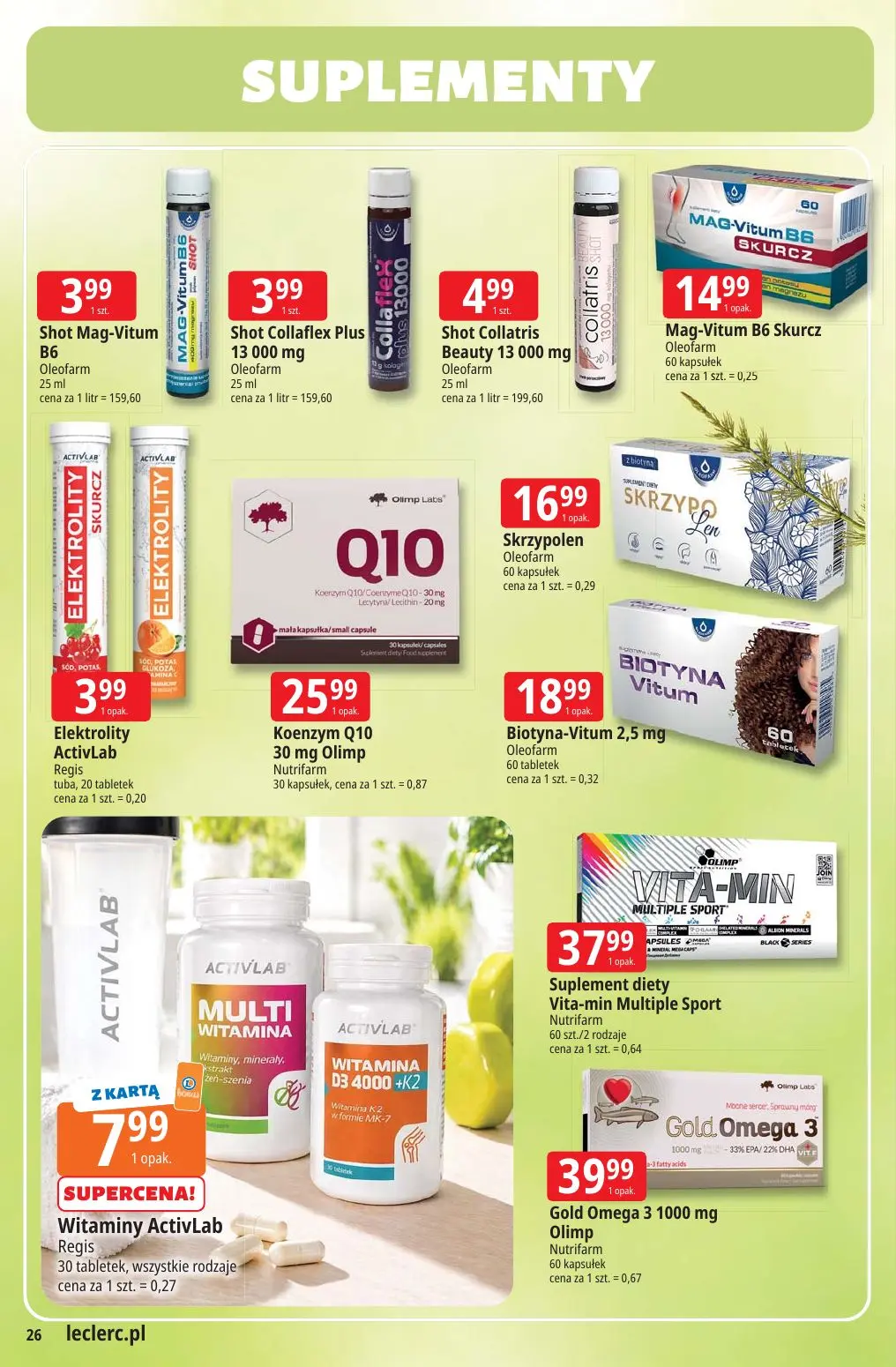 gazetka promocyjna E.Leclerc Lato w modzie - oferta rozszerzona - Strona 26