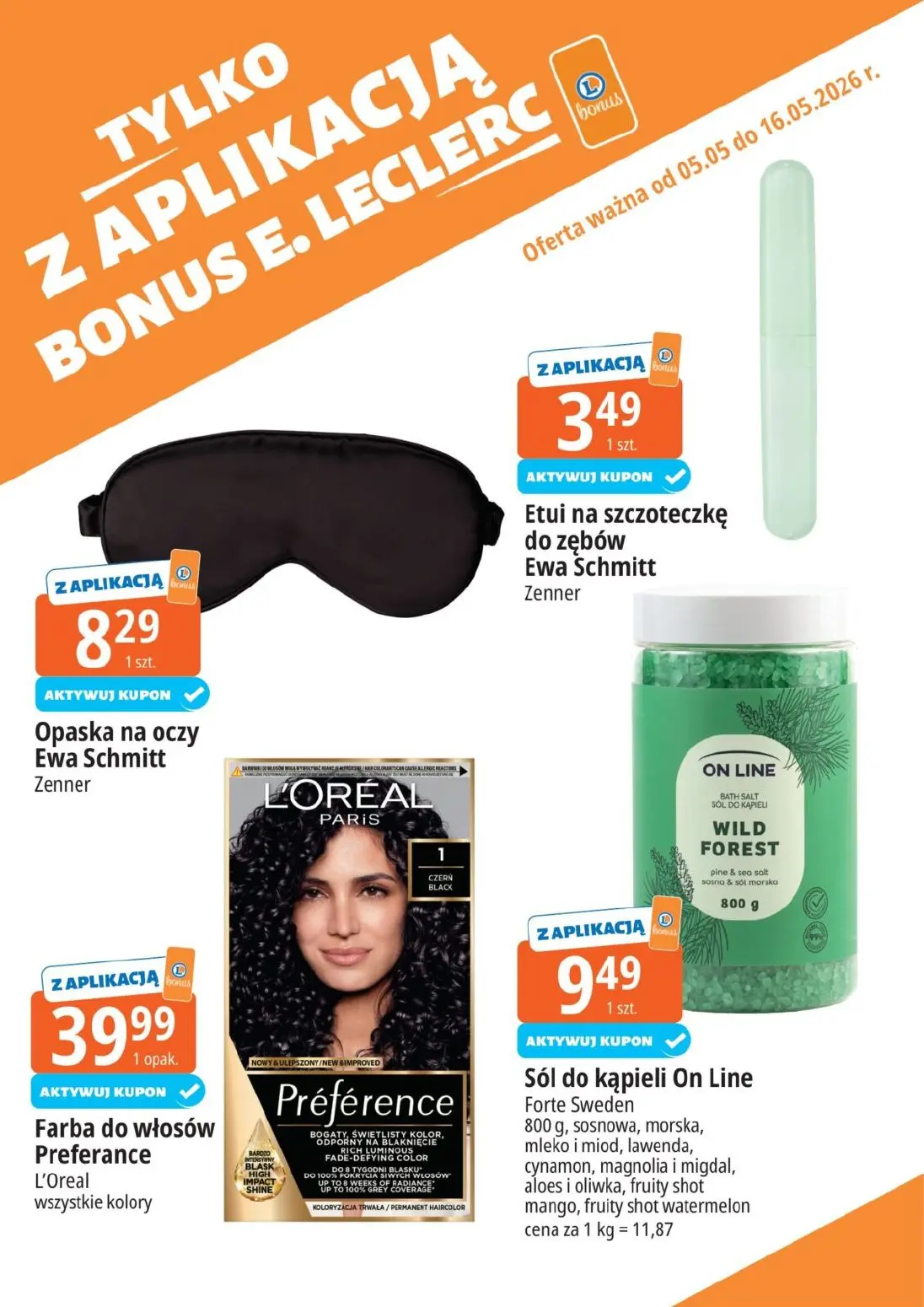 gazetka promocyjna E.Leclerc Kupuj tanio z bonusem - Strona 5