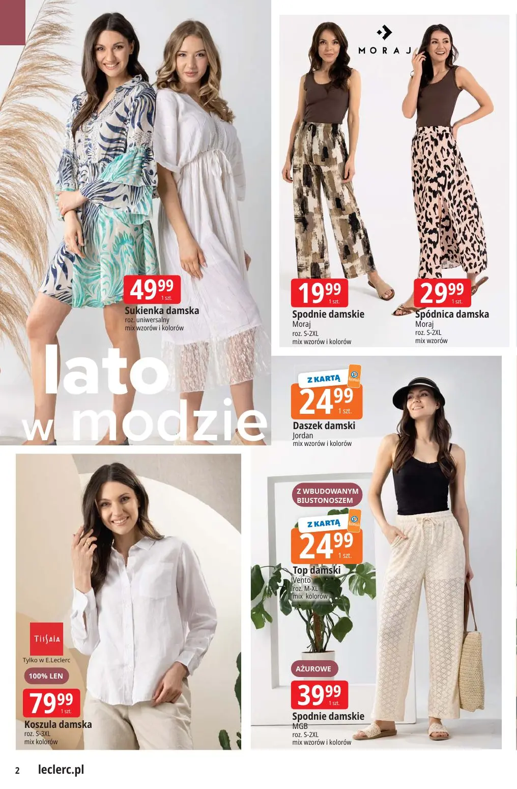 gazetka promocyjna E.Leclerc Lato w modzie - Strona 2