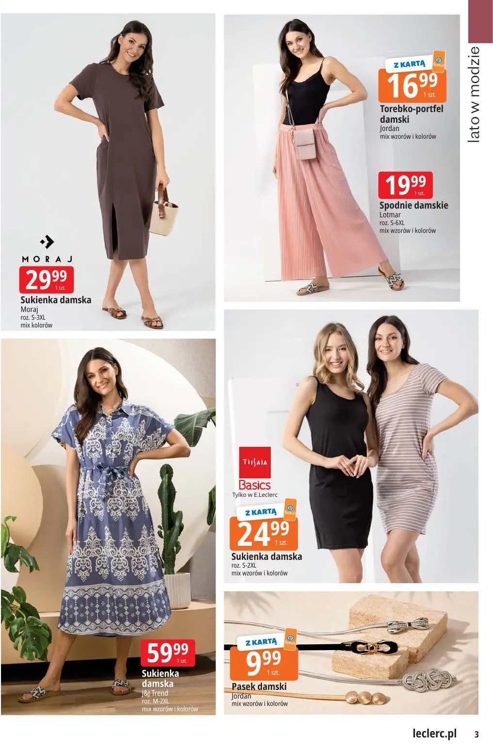 gazetka promocyjna E.Leclerc Lato w modzie - Strona 3