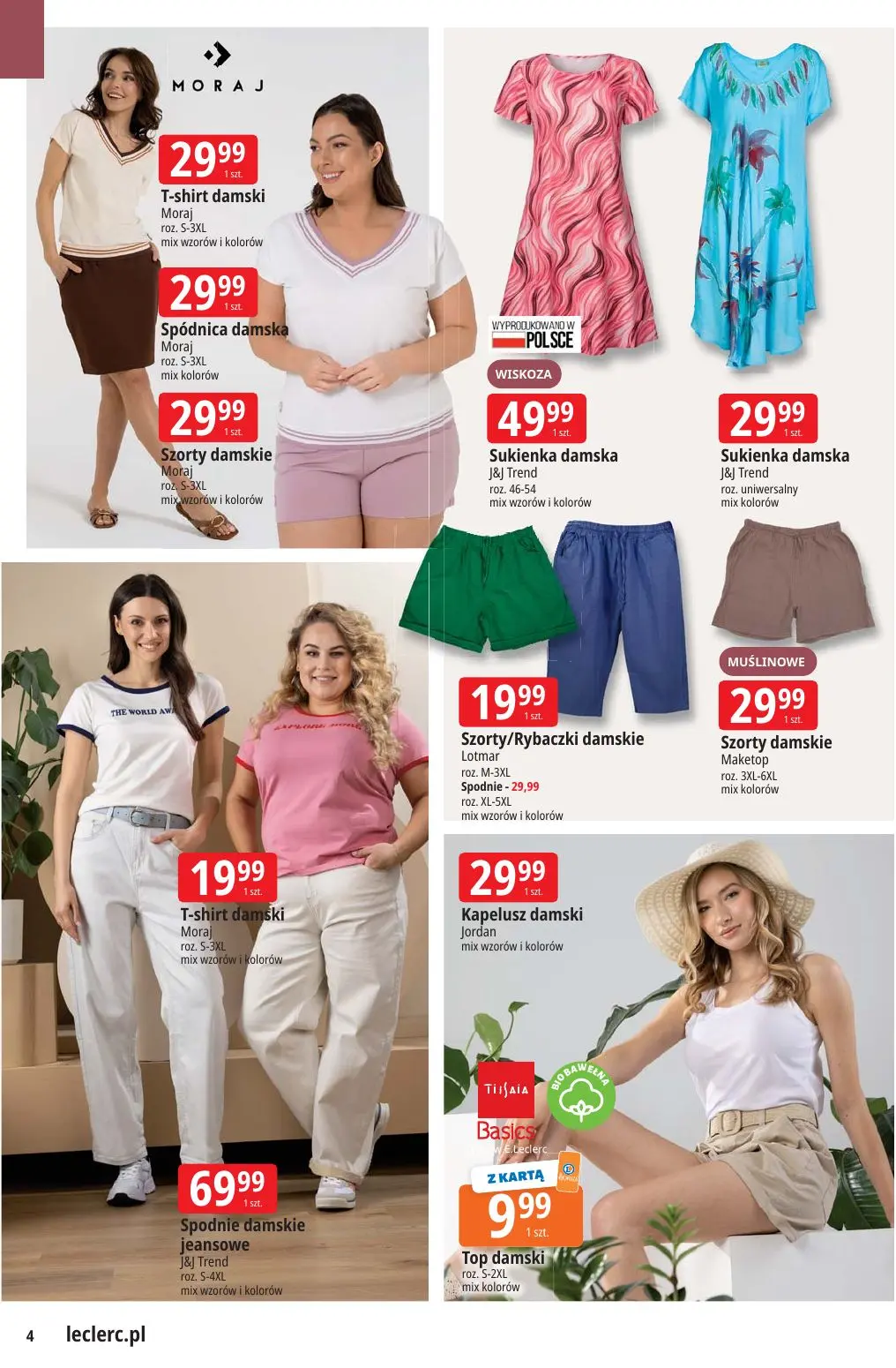 gazetka promocyjna E.Leclerc Lato w modzie - Strona 4