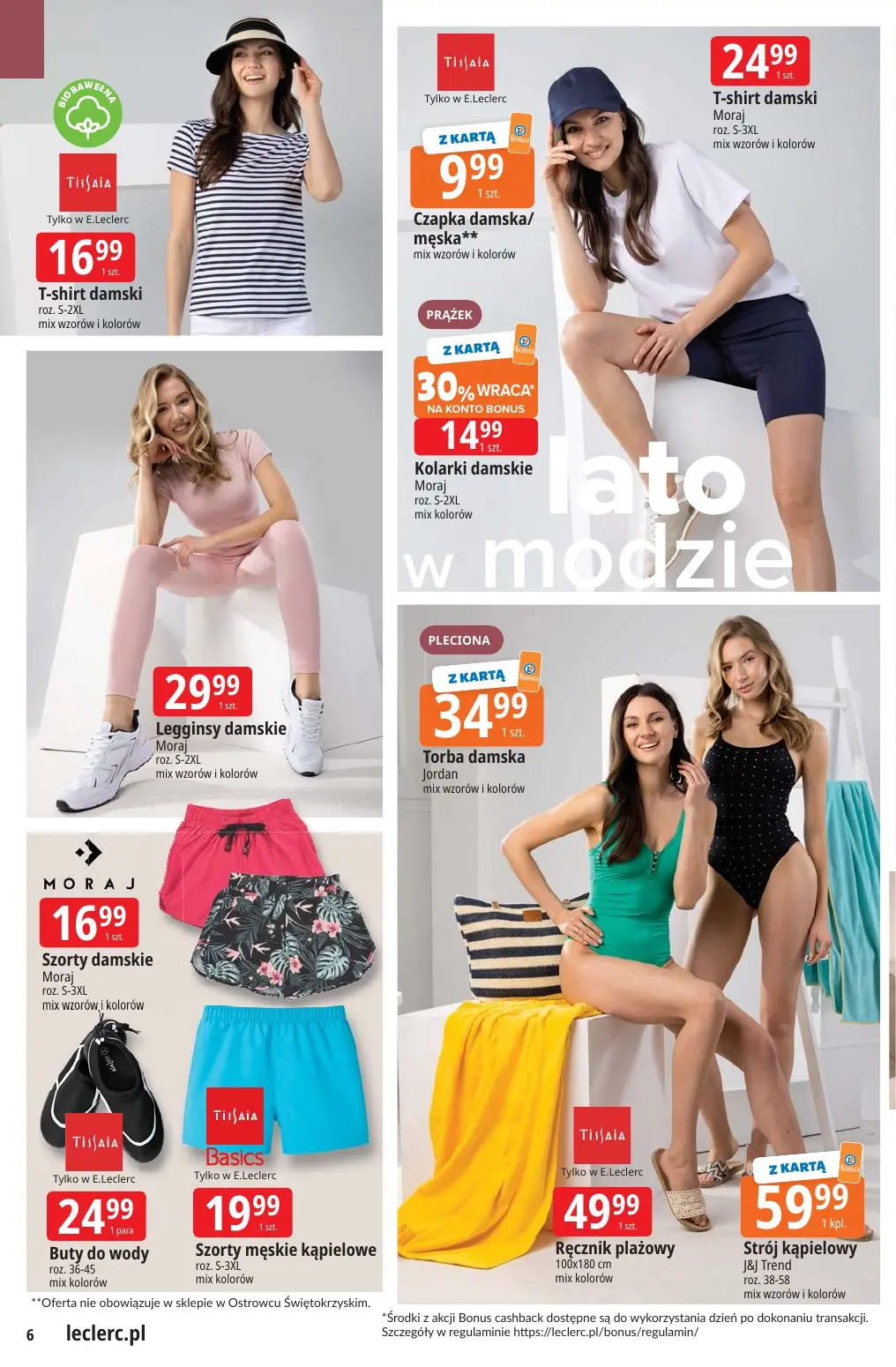gazetka promocyjna E.Leclerc Lato w modzie - Strona 6