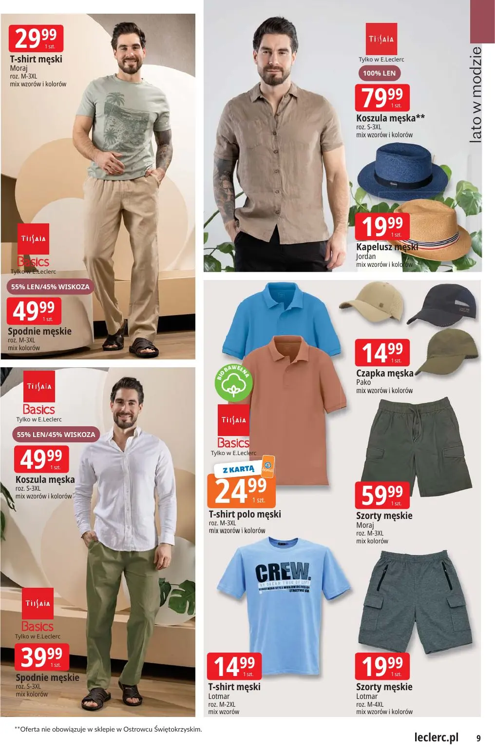 gazetka promocyjna E.Leclerc Lato w modzie - Strona 9