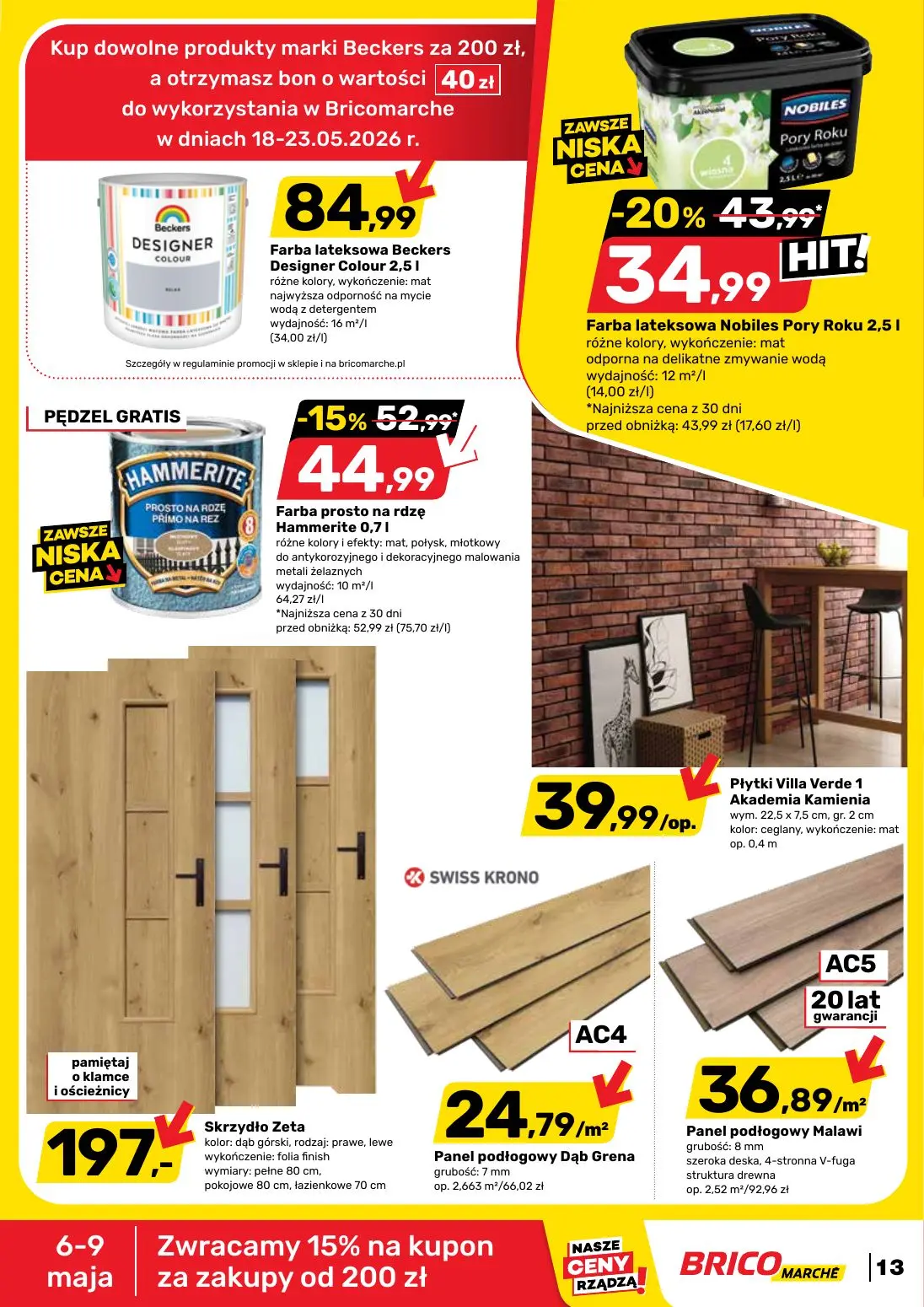 gazetka promocyjna BRICOMARCHE Z pasją do domu i ogrodu - Strona 13