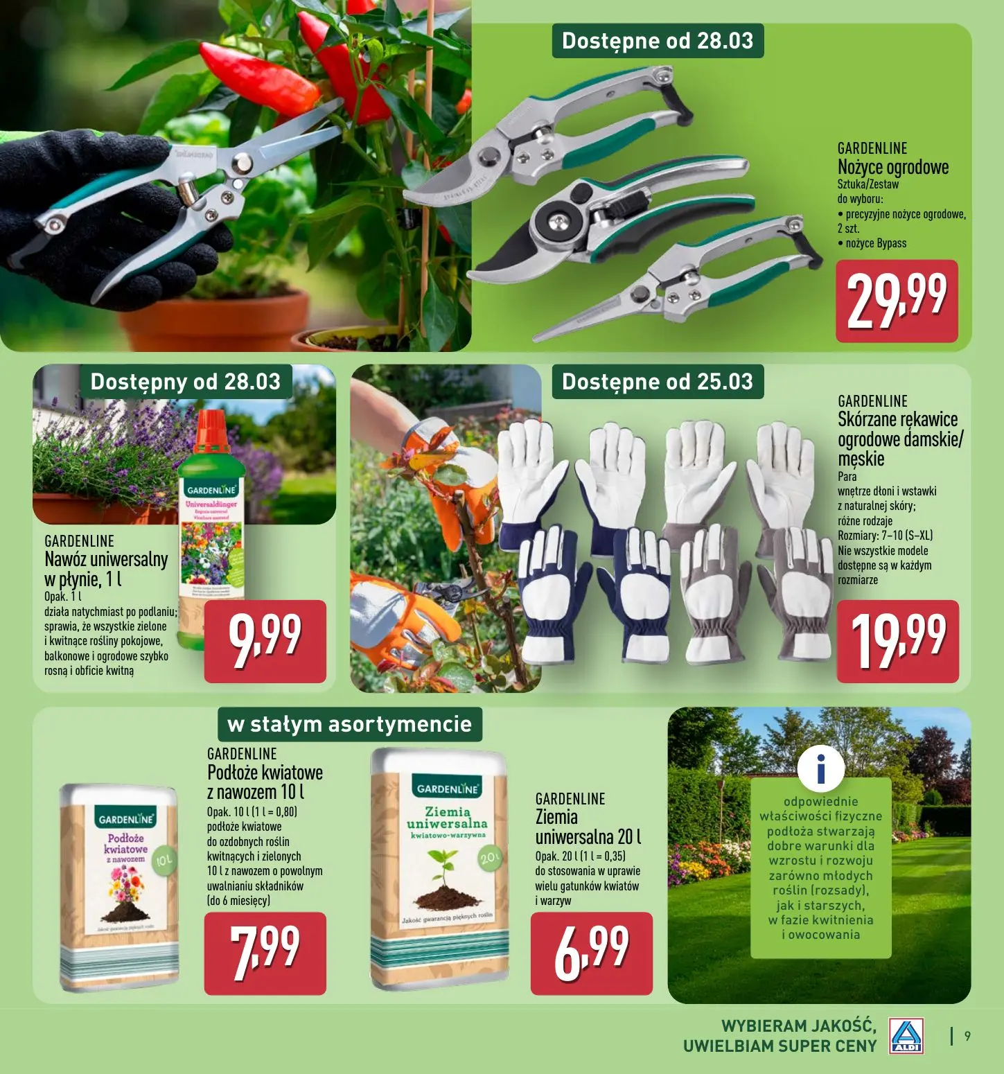 gazetka promocyjna ALDI Katalog OGRODOWY 🌱 - Strona 9